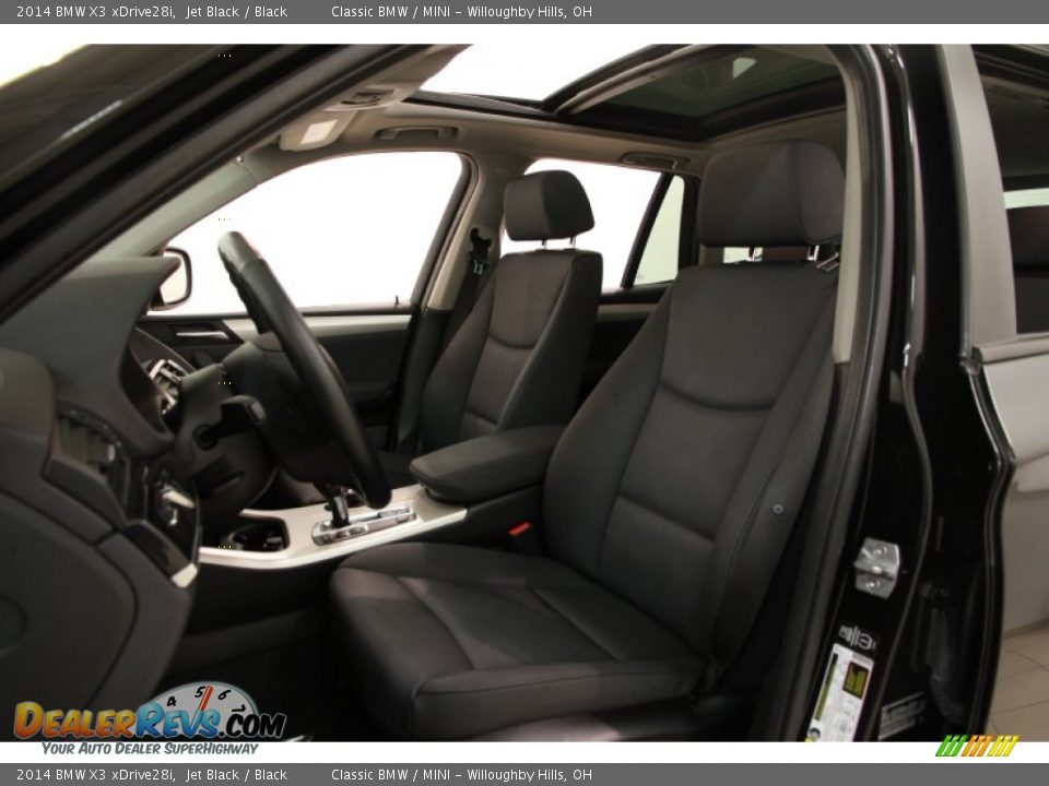 2014 BMW X3 xDrive28i Jet Black / Black Photo #8