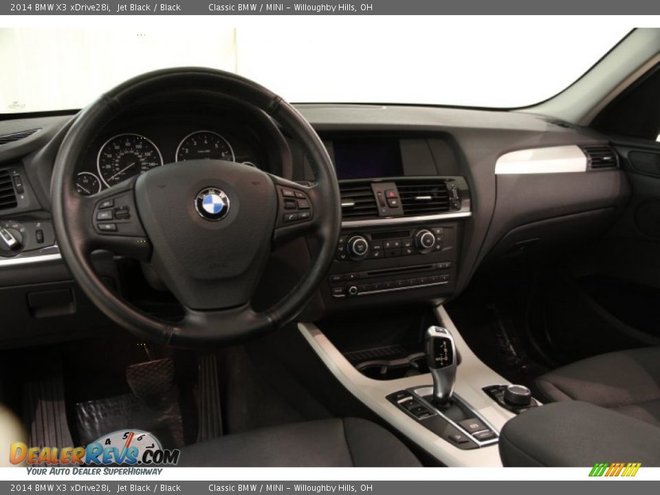 2014 BMW X3 xDrive28i Jet Black / Black Photo #9