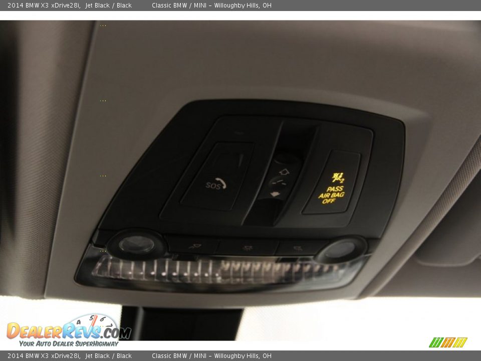 2014 BMW X3 xDrive28i Jet Black / Black Photo #12