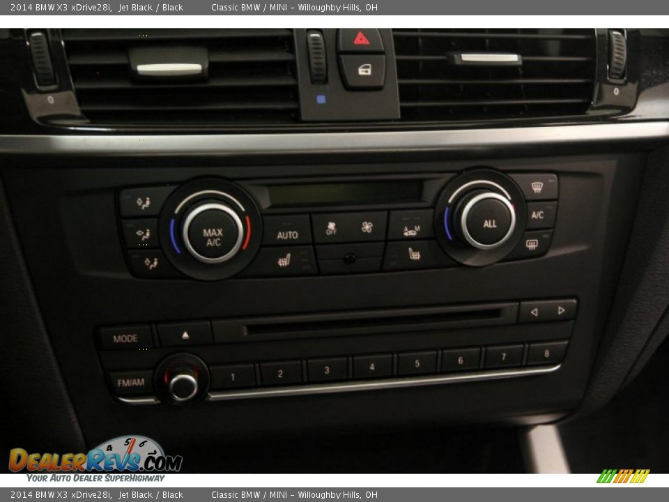 2014 BMW X3 xDrive28i Jet Black / Black Photo #14