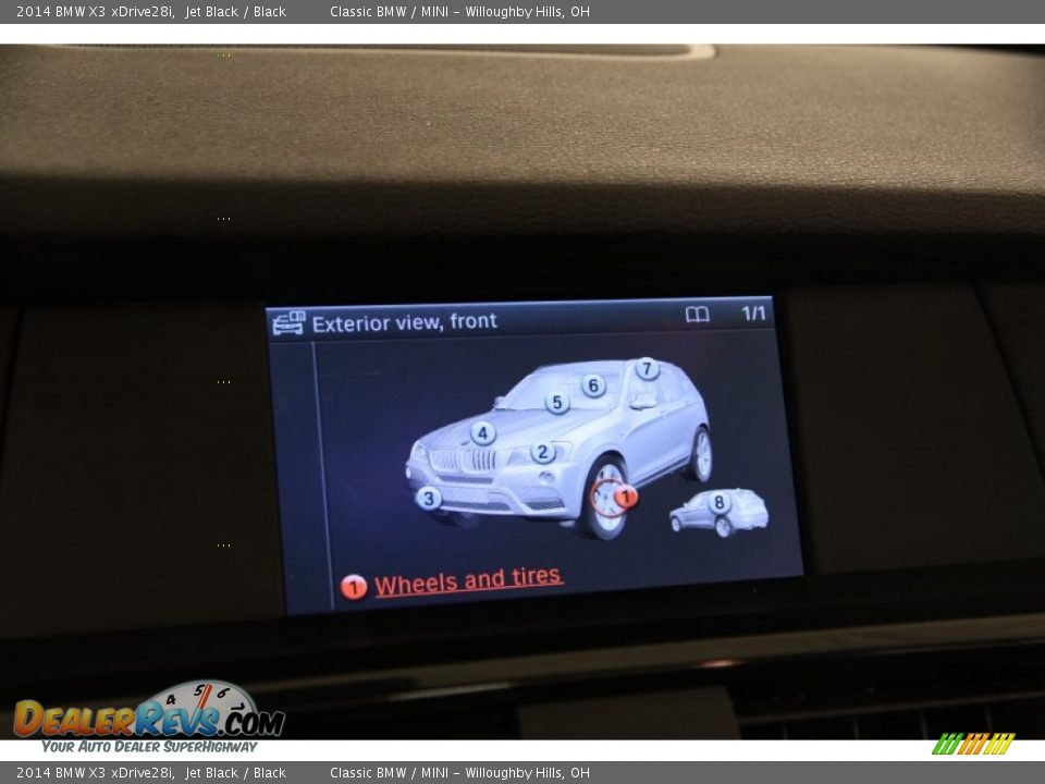 2014 BMW X3 xDrive28i Jet Black / Black Photo #27