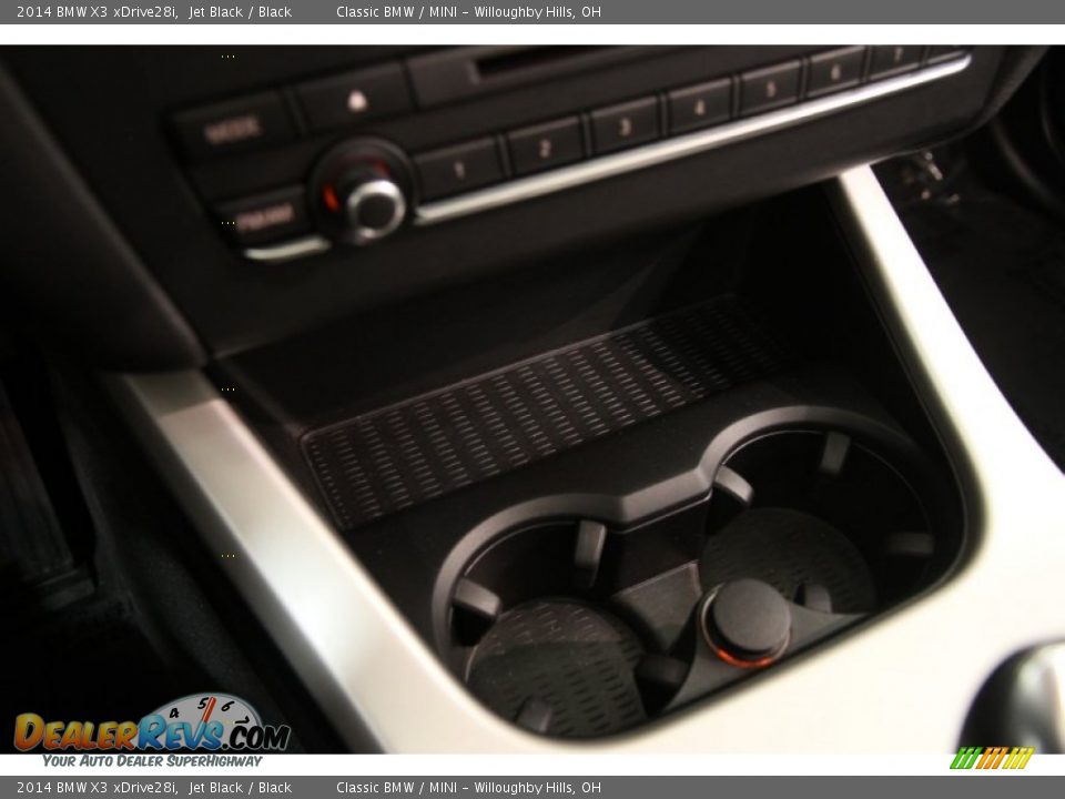 2014 BMW X3 xDrive28i Jet Black / Black Photo #35