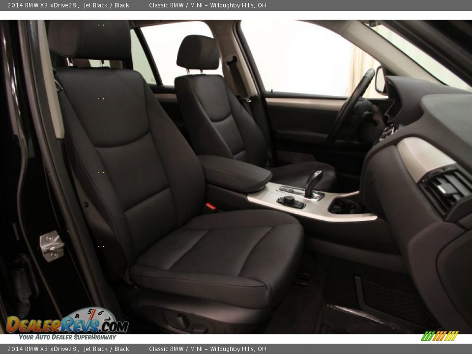 2014 BMW X3 xDrive28i Jet Black / Black Photo #36