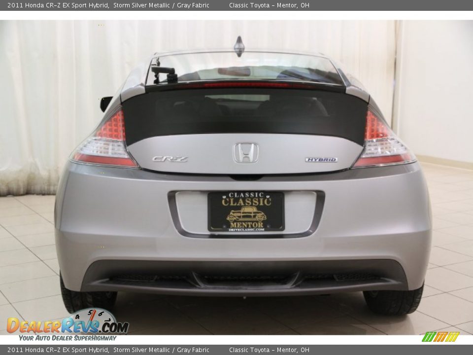 2011 Honda CR-Z EX Sport Hybrid Storm Silver Metallic / Gray Fabric Photo #23