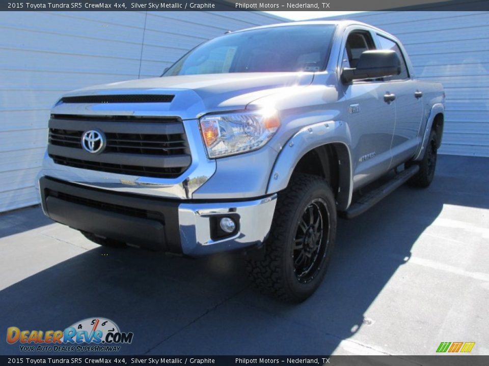 2015 Toyota Tundra SR5 CrewMax 4x4 Silver Sky Metallic / Graphite Photo #7