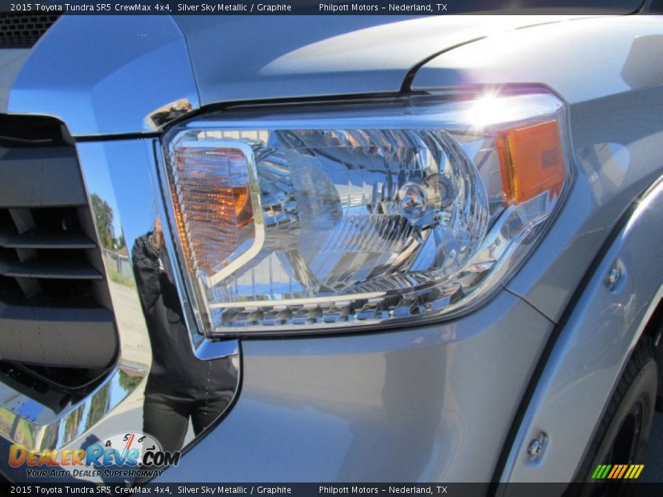 2015 Toyota Tundra SR5 CrewMax 4x4 Silver Sky Metallic / Graphite Photo #9