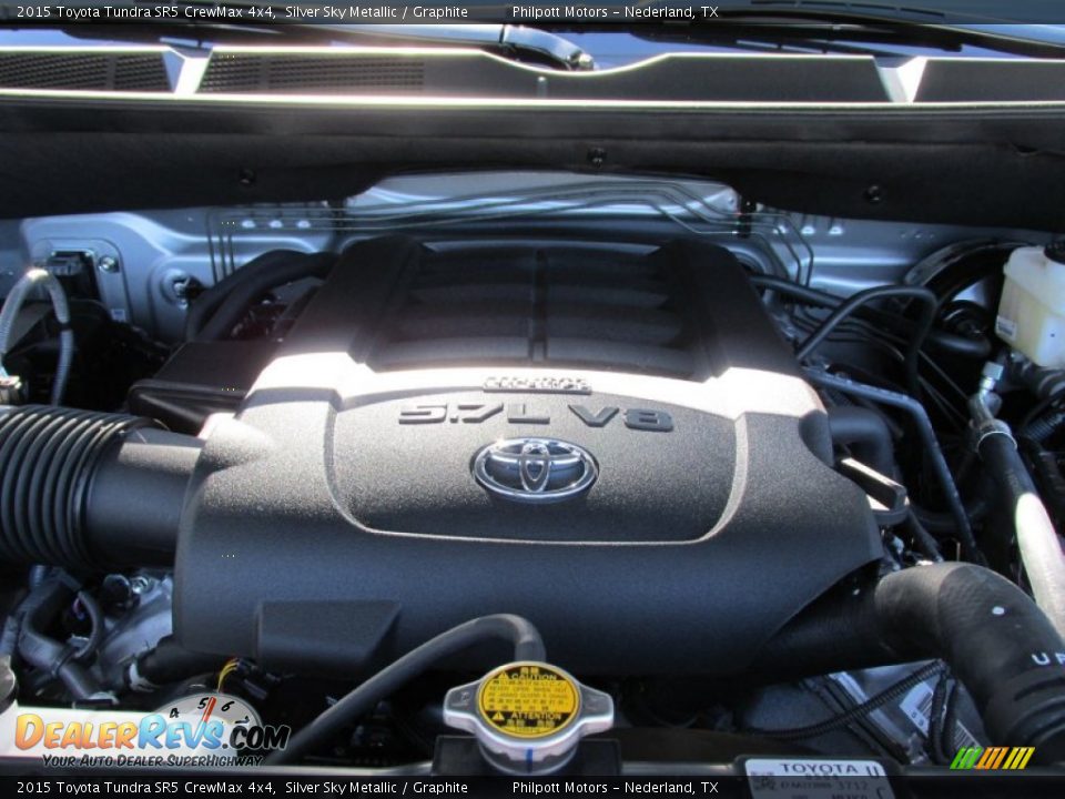 2015 Toyota Tundra SR5 CrewMax 4x4 5.7 Liter DOHC 32-Valve Dual VVT-i V8 Engine Photo #21