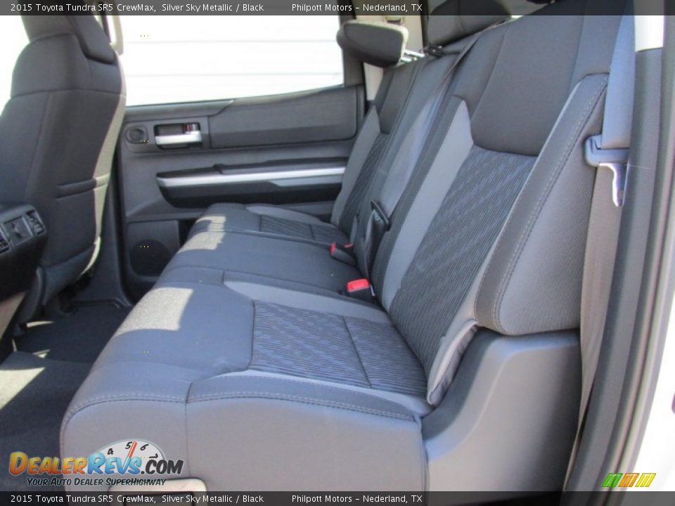 Rear Seat of 2015 Toyota Tundra SR5 CrewMax Photo #22