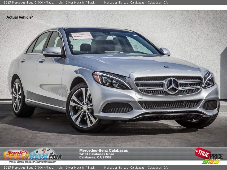 2015 Mercedes-Benz C 300 4Matic Iridium Silver Metallic / Black Photo #1