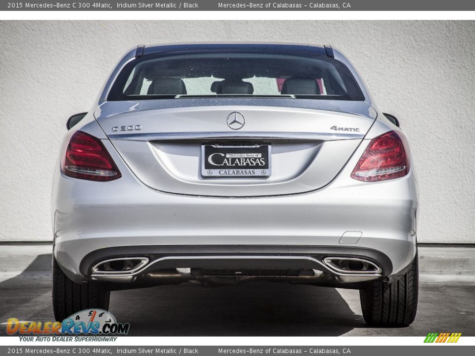 2015 Mercedes-Benz C 300 4Matic Iridium Silver Metallic / Black Photo #3