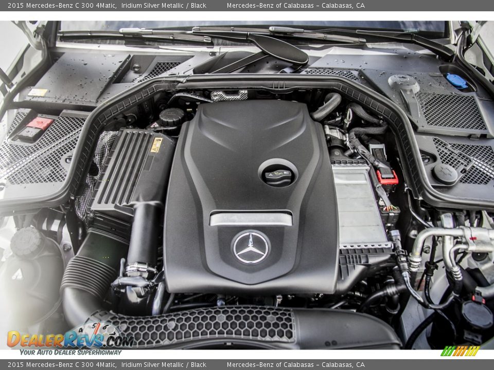 2015 Mercedes-Benz C 300 4Matic Iridium Silver Metallic / Black Photo #10