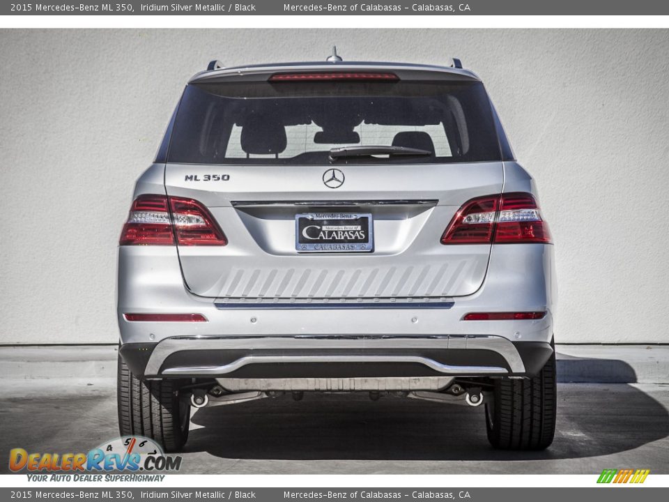 2015 Mercedes-Benz ML 350 Iridium Silver Metallic / Black Photo #3