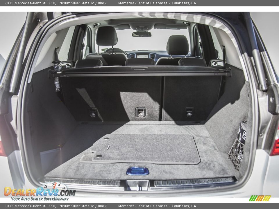 2015 Mercedes-Benz ML 350 Iridium Silver Metallic / Black Photo #4