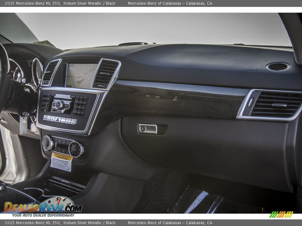 2015 Mercedes-Benz ML 350 Iridium Silver Metallic / Black Photo #8