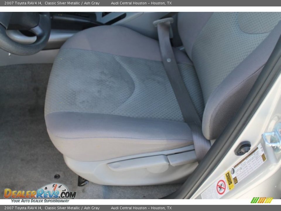 2007 Toyota RAV4 I4 Classic Silver Metallic / Ash Gray Photo #14