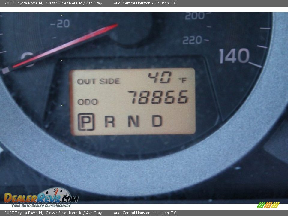 2007 Toyota RAV4 I4 Classic Silver Metallic / Ash Gray Photo #33