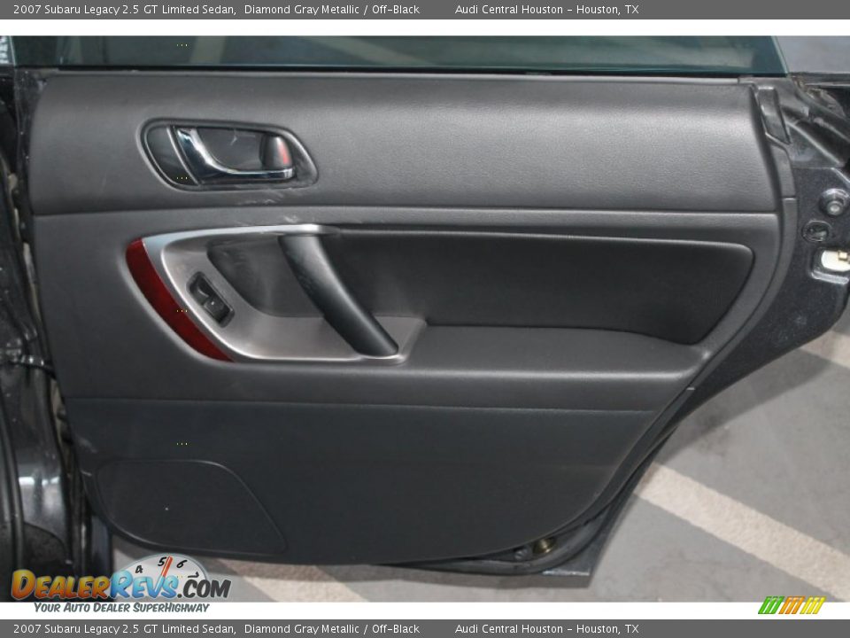 2007 Subaru Legacy 2.5 GT Limited Sedan Diamond Gray Metallic / Off-Black Photo #26