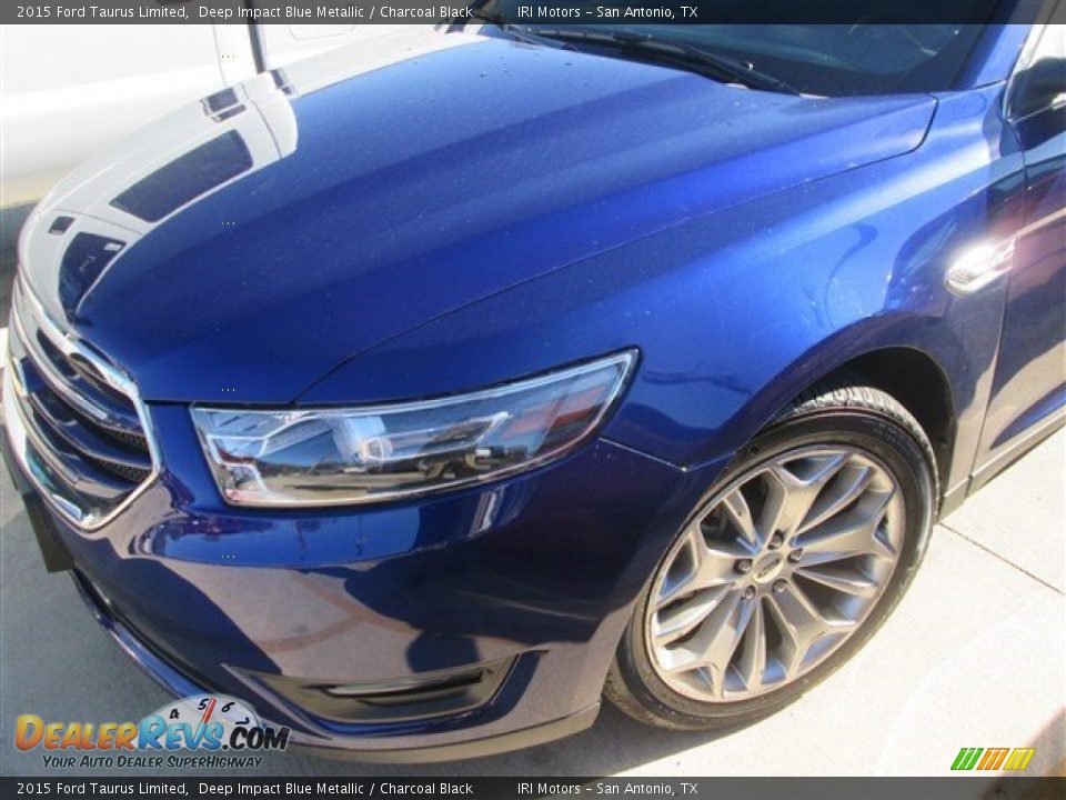 2015 Ford Taurus Limited Deep Impact Blue Metallic / Charcoal Black Photo #2