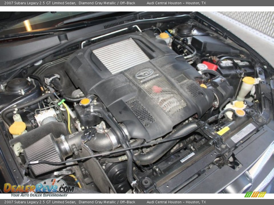 2007 Subaru Legacy 2.5 GT Limited Sedan Diamond Gray Metallic / Off-Black Photo #31