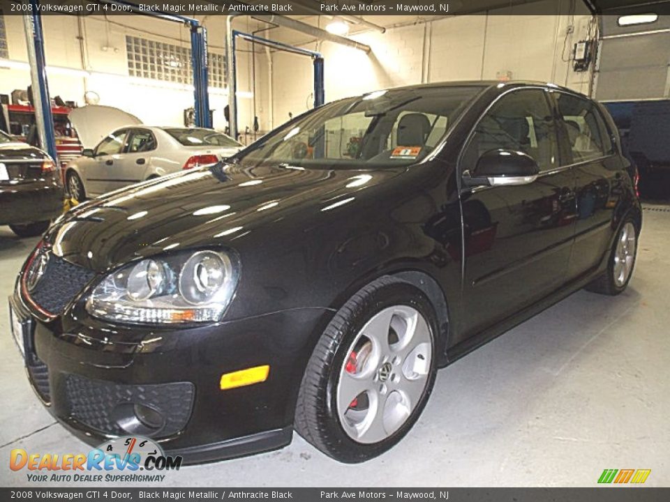 2008 Volkswagen GTI 4 Door Black Magic Metallic / Anthracite Black Photo #1
