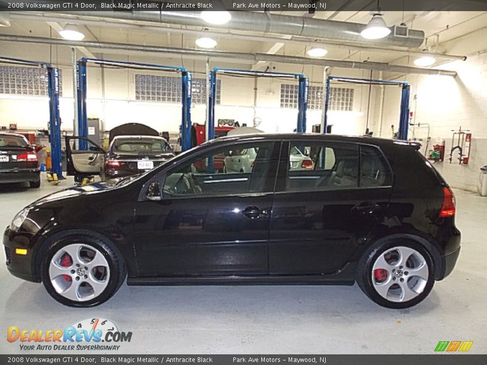 2008 Volkswagen GTI 4 Door Black Magic Metallic / Anthracite Black Photo #2