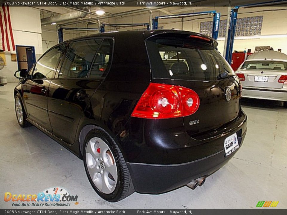 2008 Volkswagen GTI 4 Door Black Magic Metallic / Anthracite Black Photo #3