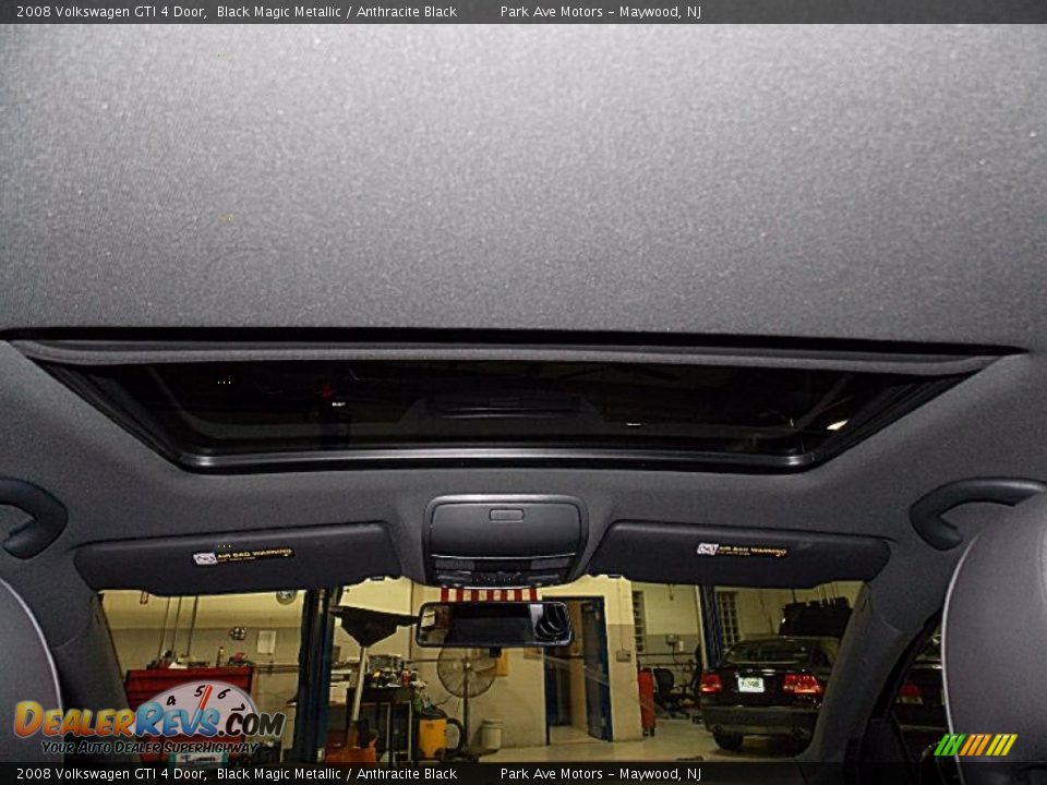 2008 Volkswagen GTI 4 Door Black Magic Metallic / Anthracite Black Photo #15