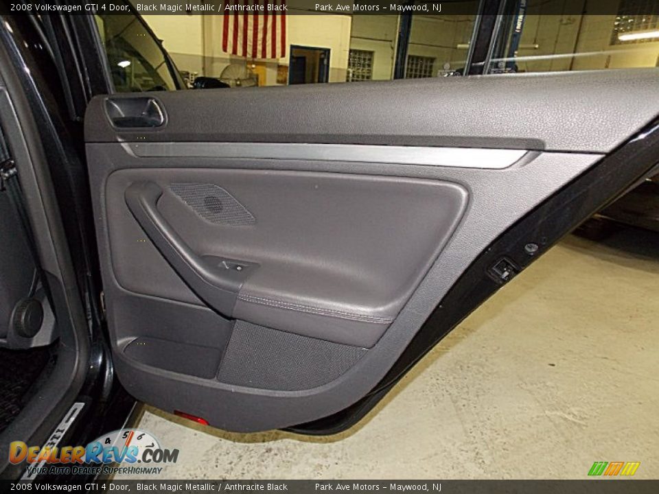 2008 Volkswagen GTI 4 Door Black Magic Metallic / Anthracite Black Photo #22