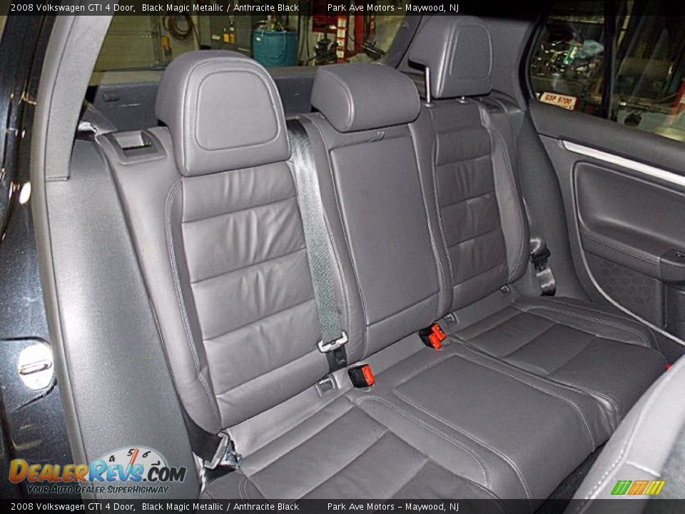 2008 Volkswagen GTI 4 Door Black Magic Metallic / Anthracite Black Photo #23