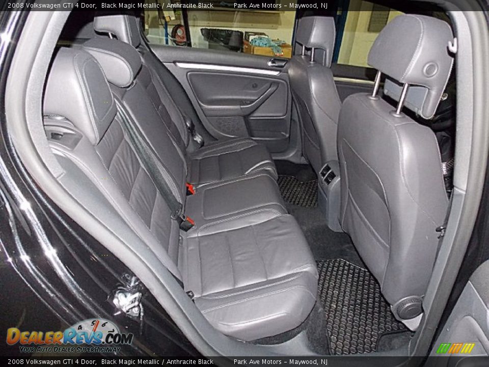2008 Volkswagen GTI 4 Door Black Magic Metallic / Anthracite Black Photo #24