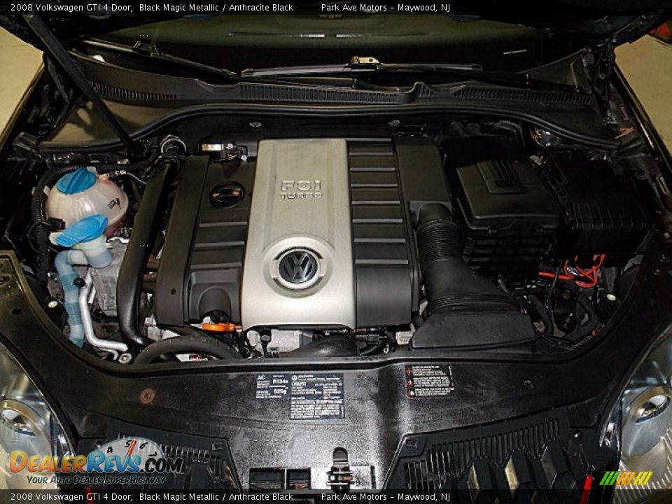 2008 Volkswagen GTI 4 Door Black Magic Metallic / Anthracite Black Photo #30