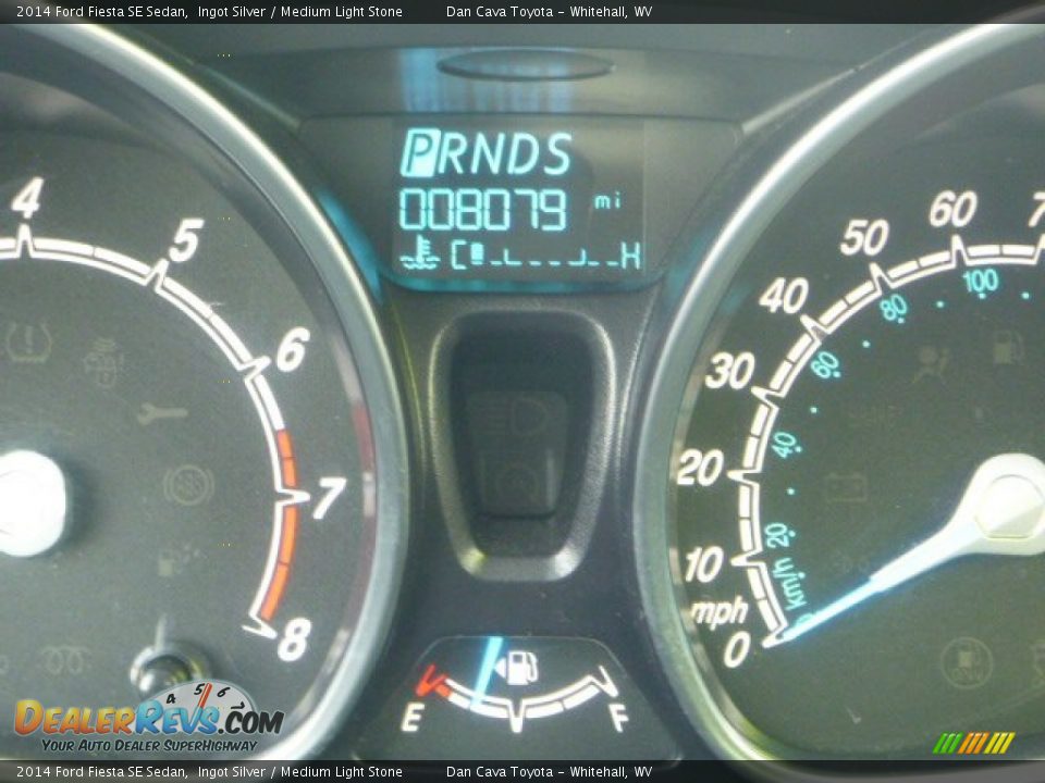 2014 Ford Fiesta SE Sedan Ingot Silver / Medium Light Stone Photo #19