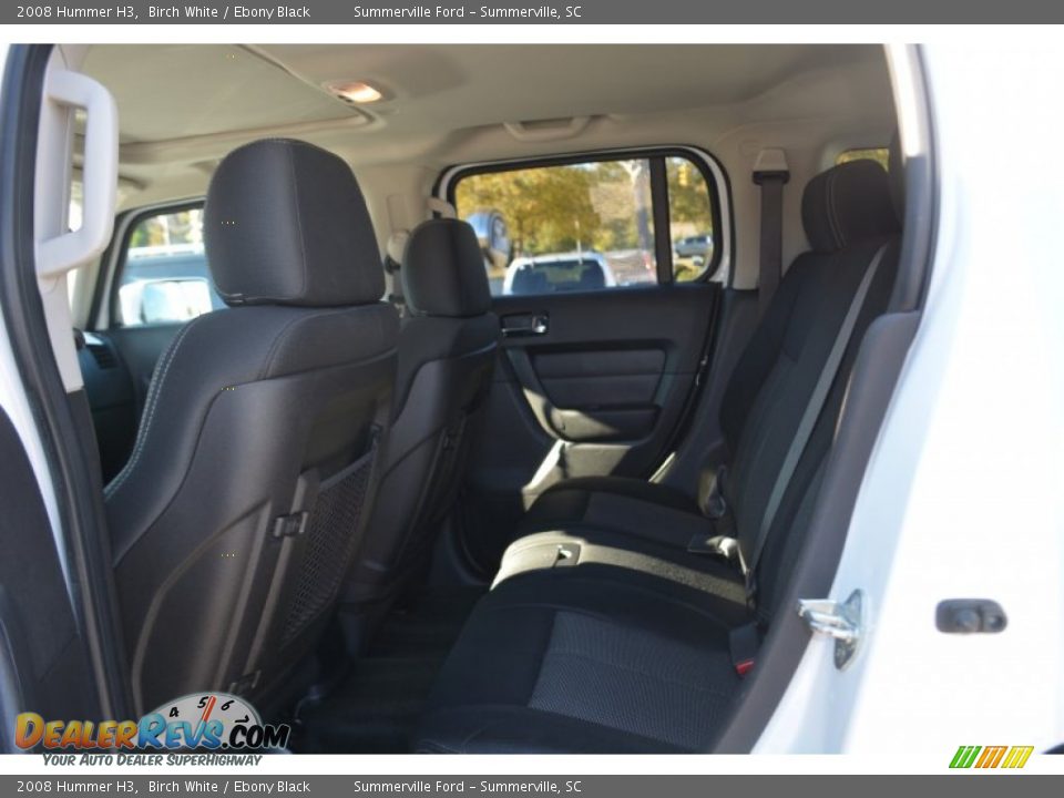 2008 Hummer H3 Birch White / Ebony Black Photo #10