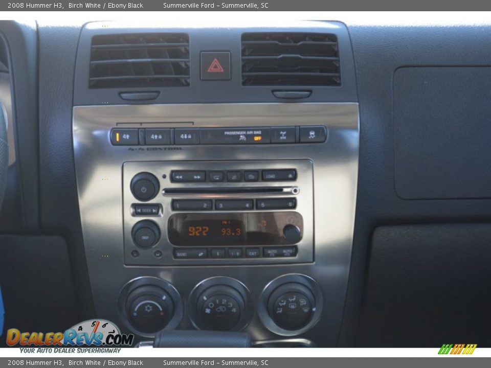 2008 Hummer H3 Birch White / Ebony Black Photo #14