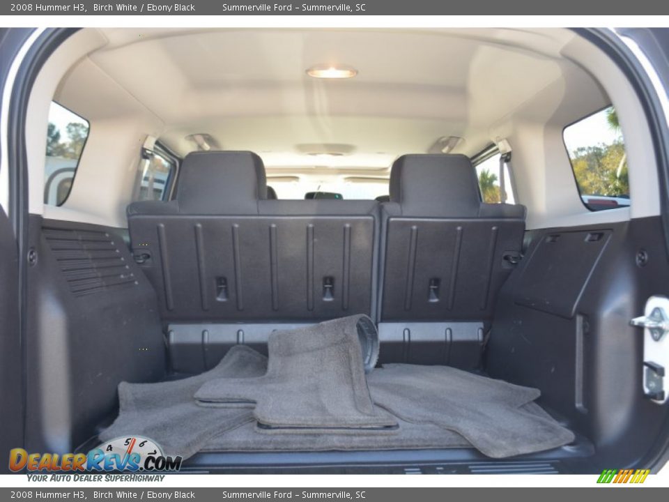 2008 Hummer H3 Birch White / Ebony Black Photo #19