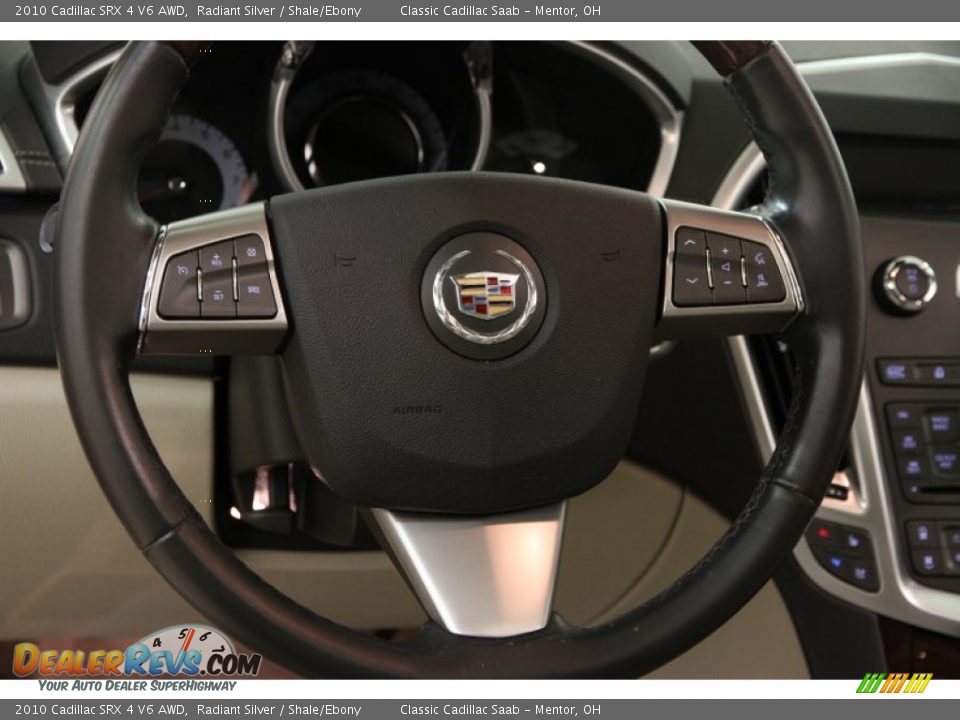 2010 Cadillac SRX 4 V6 AWD Steering Wheel Photo #6