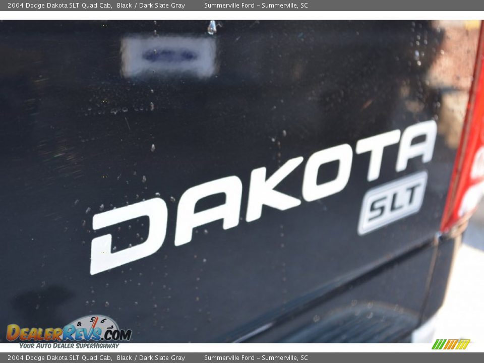 2004 Dodge Dakota SLT Quad Cab Black / Dark Slate Gray Photo #23