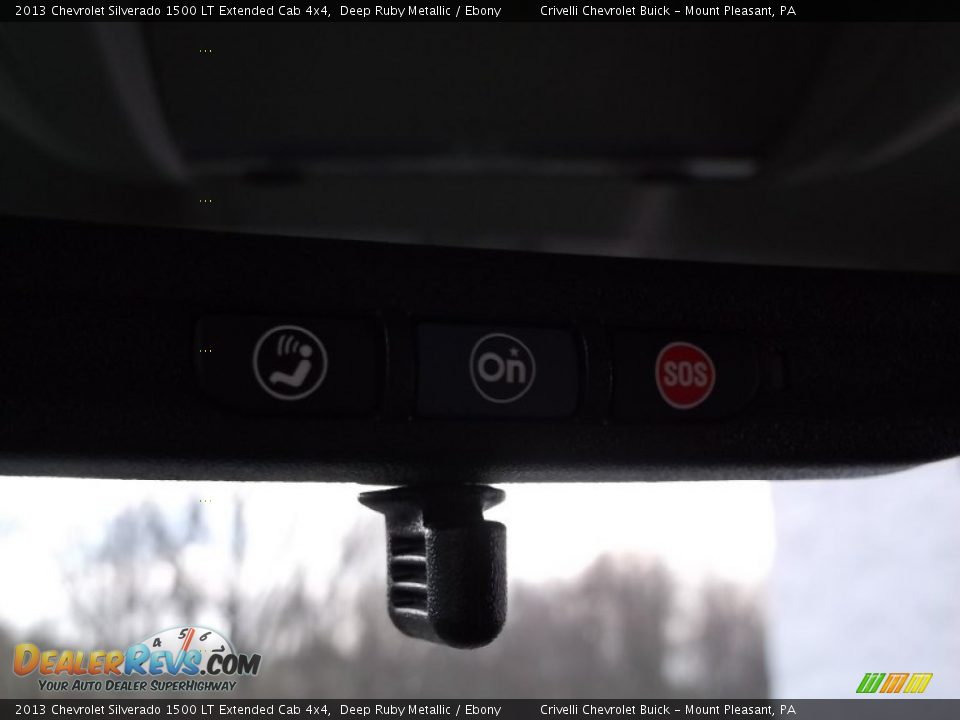 2013 Chevrolet Silverado 1500 LT Extended Cab 4x4 Deep Ruby Metallic / Ebony Photo #24