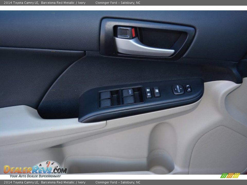 2014 Toyota Camry LE Barcelona Red Metallic / Ivory Photo #8