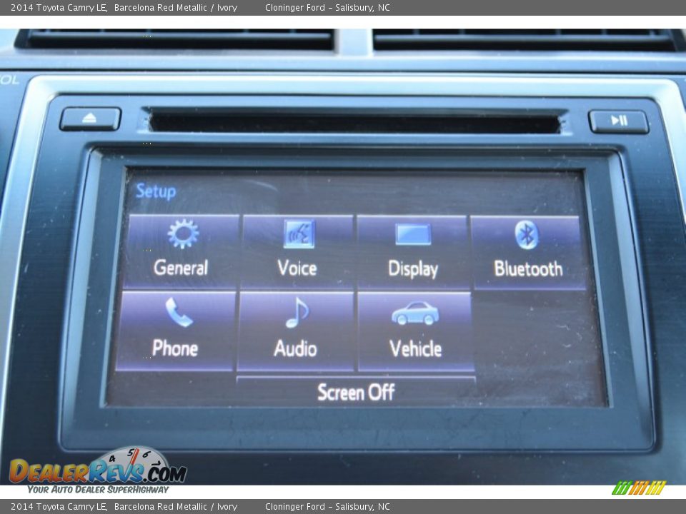 2014 Toyota Camry LE Barcelona Red Metallic / Ivory Photo #19