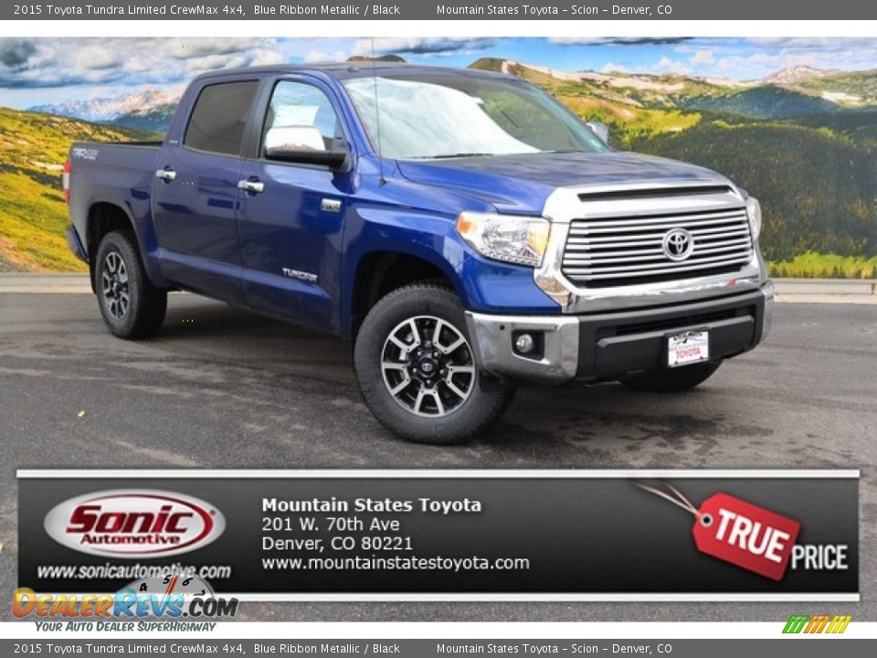 2015 Toyota Tundra Limited CrewMax 4x4 Blue Ribbon Metallic / Black Photo #1
