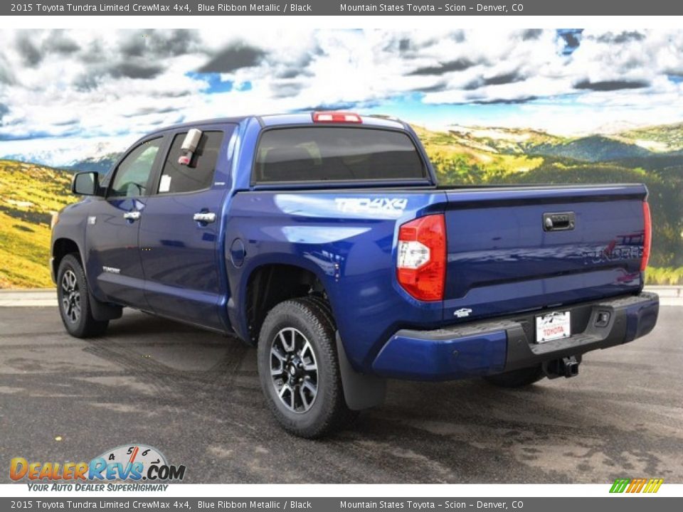 2015 Toyota Tundra Limited CrewMax 4x4 Blue Ribbon Metallic / Black Photo #3