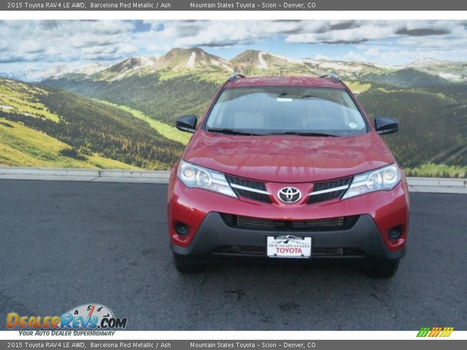 2015 Toyota RAV4 LE AWD Barcelona Red Metallic / Ash Photo #2