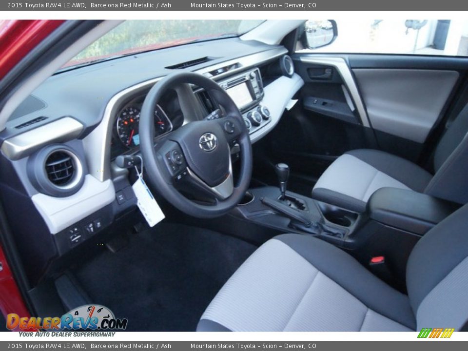 2015 Toyota RAV4 LE AWD Barcelona Red Metallic / Ash Photo #5