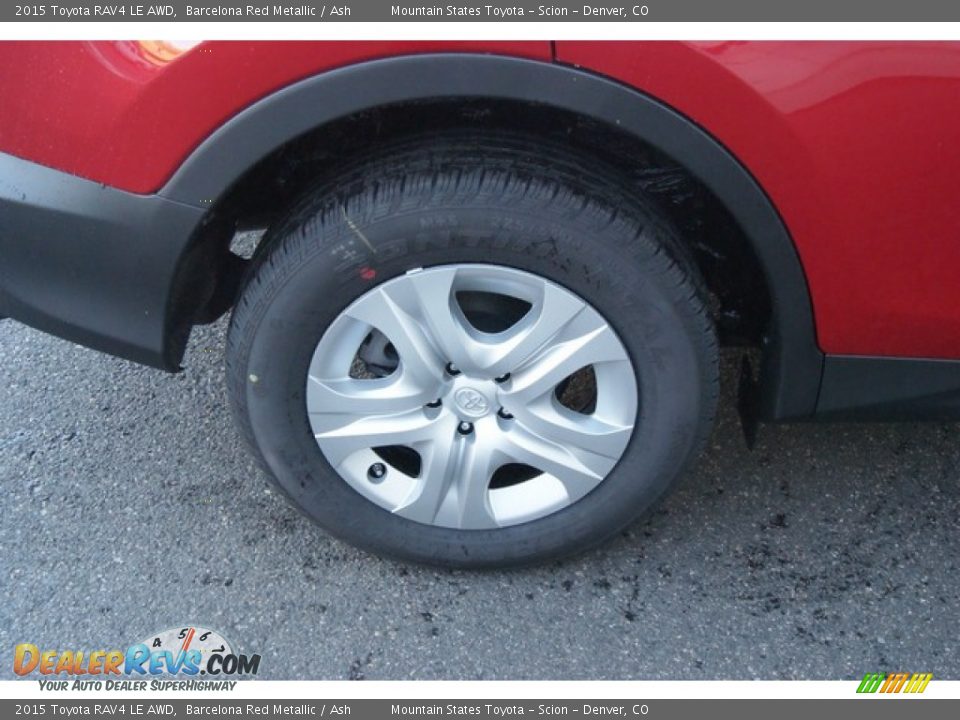 2015 Toyota RAV4 LE AWD Barcelona Red Metallic / Ash Photo #9