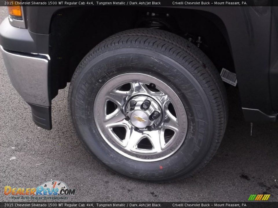 2015 Chevrolet Silverado 1500 WT Regular Cab 4x4 Tungsten Metallic / Dark Ash/Jet Black Photo #3