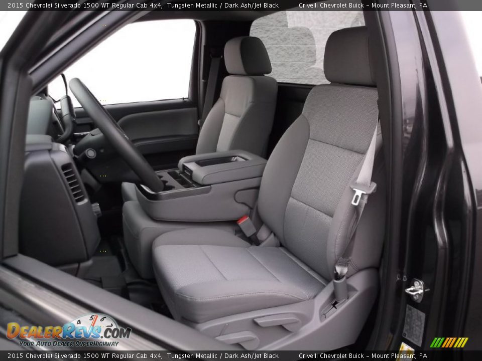 Front Seat of 2015 Chevrolet Silverado 1500 WT Regular Cab 4x4 Photo #11