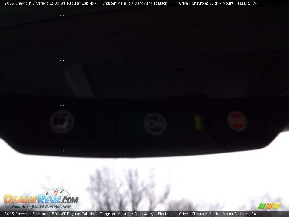 2015 Chevrolet Silverado 1500 WT Regular Cab 4x4 Tungsten Metallic / Dark Ash/Jet Black Photo #15