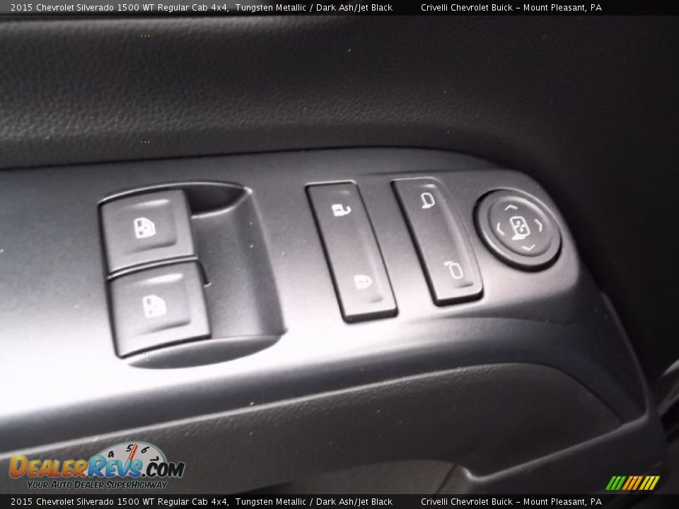 2015 Chevrolet Silverado 1500 WT Regular Cab 4x4 Tungsten Metallic / Dark Ash/Jet Black Photo #16