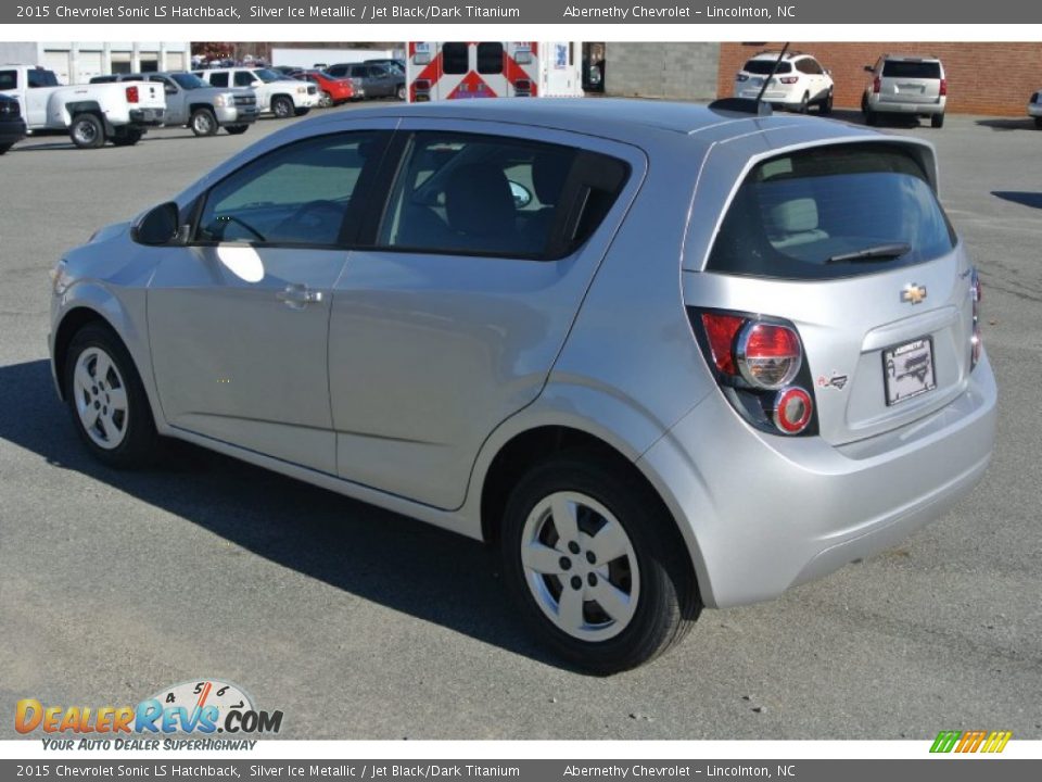 2015 Chevrolet Sonic LS Hatchback Silver Ice Metallic / Jet Black/Dark Titanium Photo #4